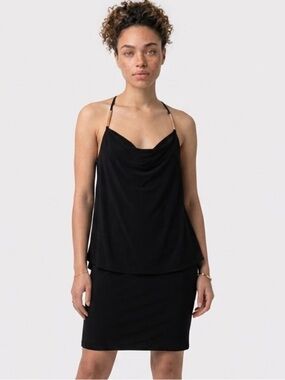 Y2K Cache Blouson Mini Dress